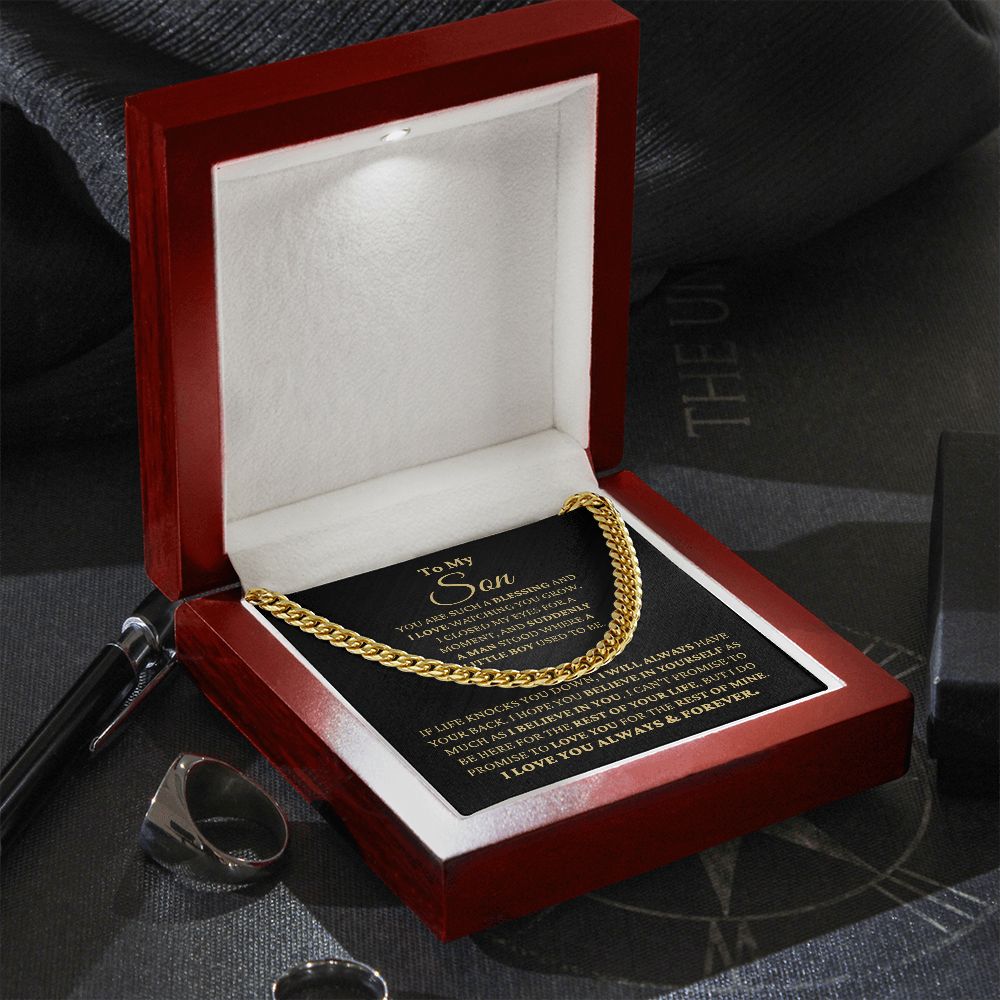 Gift for Son "Watching You Grow" Necklace