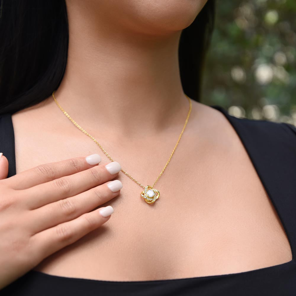 Gift for Daughter "Love More Than You Know" Necklace