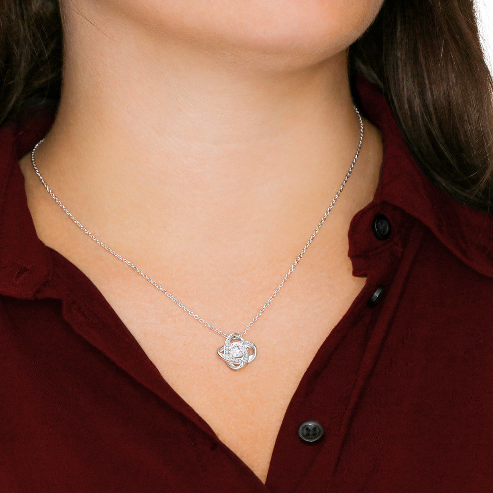 Gift for Daughter "Love More Than You Know" Necklace