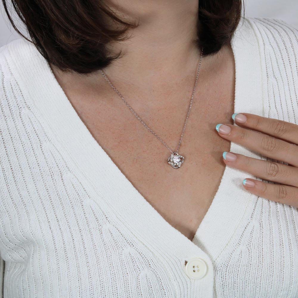 Gift for Daughter "Hold You In My Heart" Love Mom Necklace