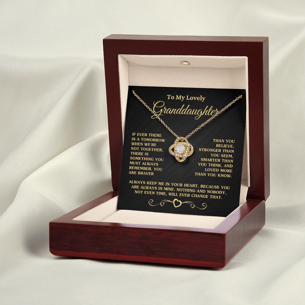 Gift for Granddaughter "Love More Than You Know" Necklace